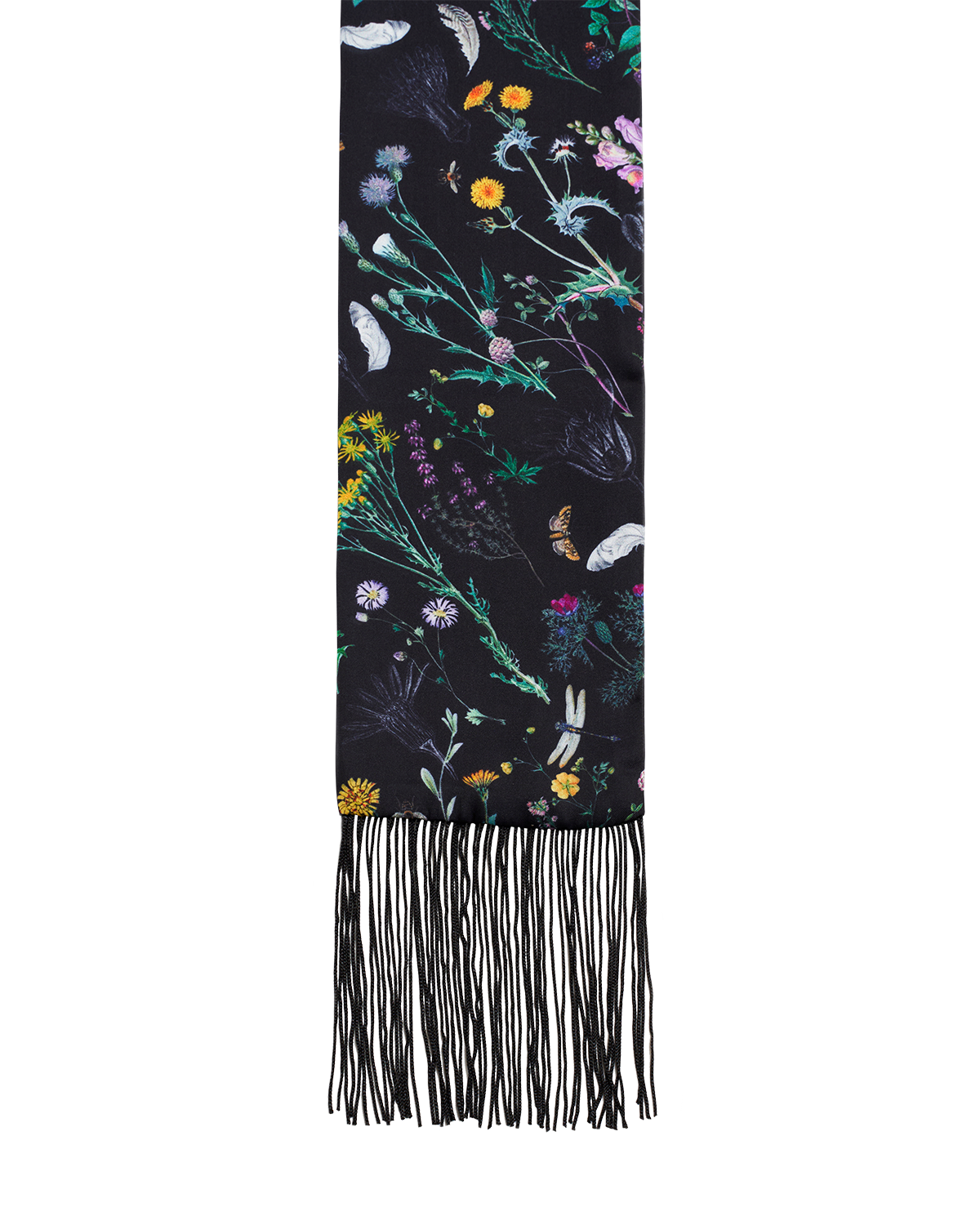 Black Wilderness Silky Scarf