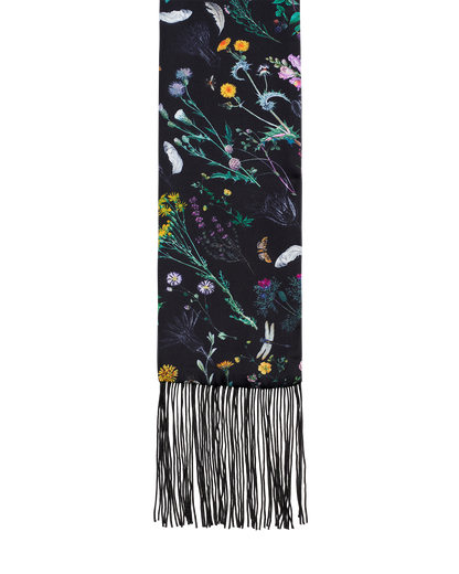Black Wilderness Silky Scarf