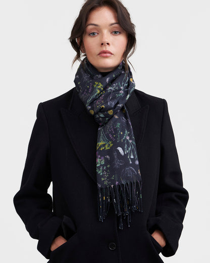 Black Wilderness Scarf