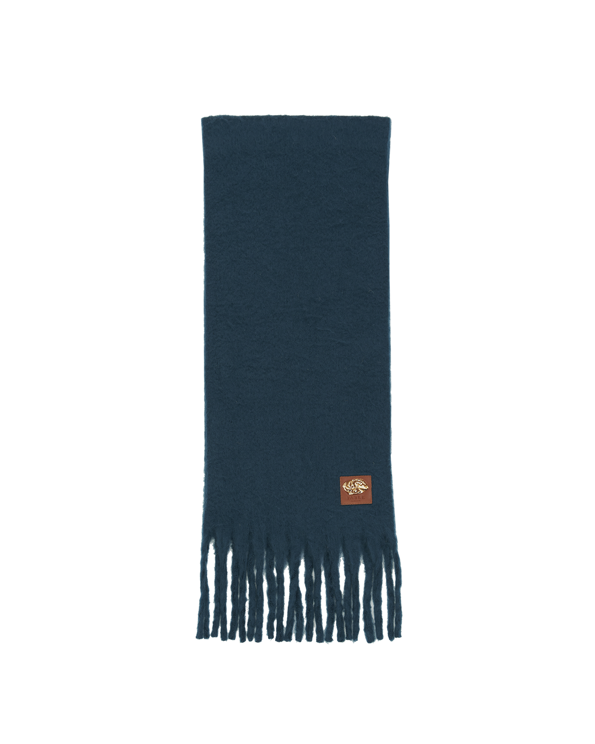 Teal Cosy Boucle Scarf