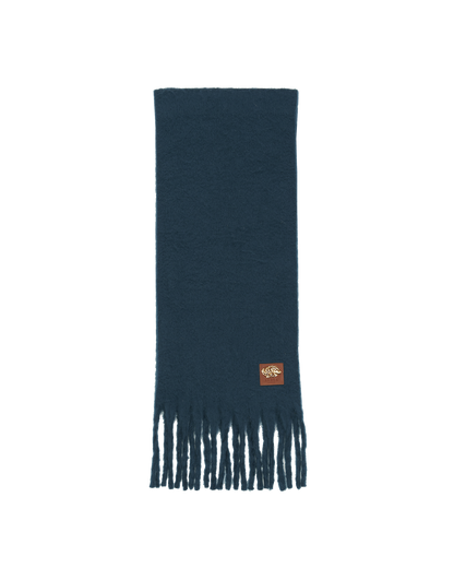 Teal Cosy Boucle Scarf