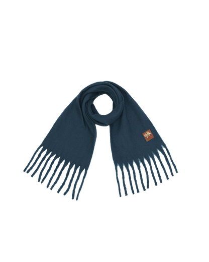 Teal Cosy Boucle Scarf