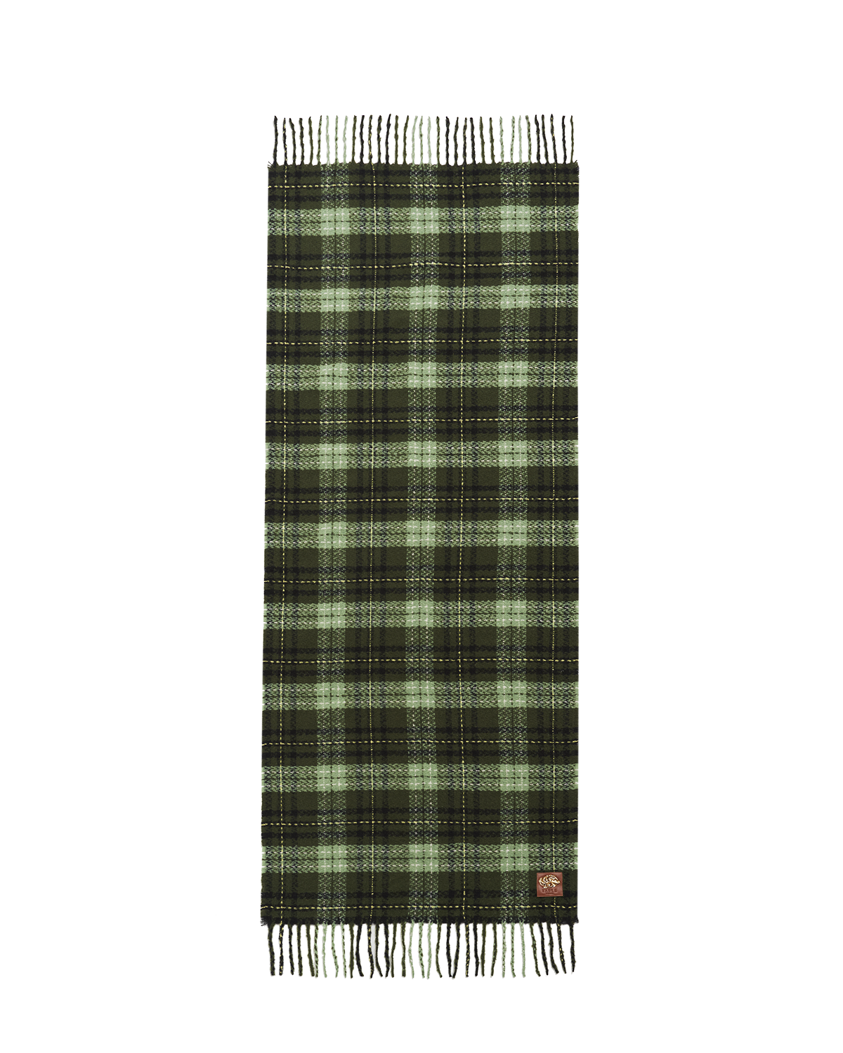 Green Boucle Scarf