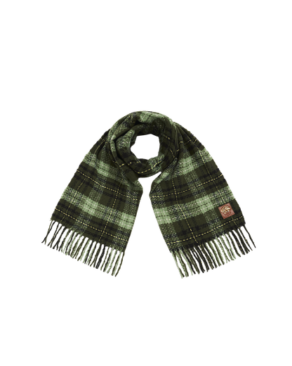 Green Boucle Scarf