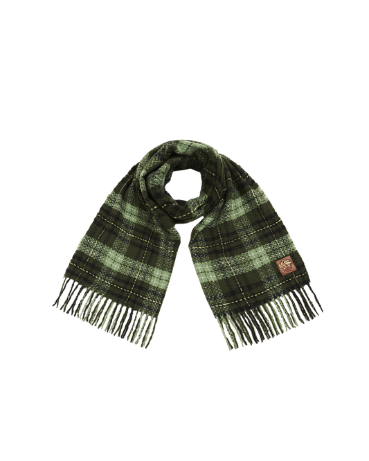 Green Boucle Scarf