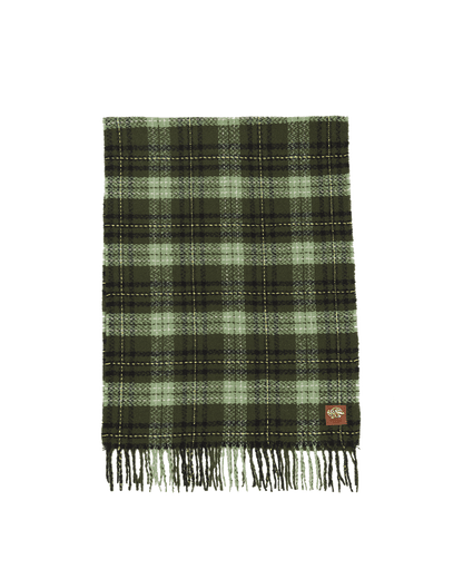 Green Boucle Scarf