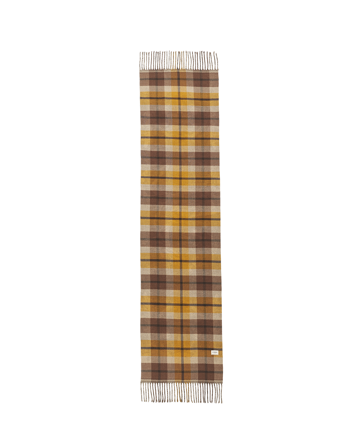 Taupe Woodland Tales Jacquard Scarf