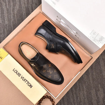 Men's Classic Dress Shoes Black Penny Loafer 1024070915