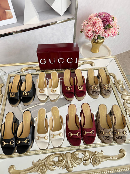GG Chunky heel slippers 1825061302