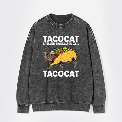 Vintage Taco & Cat Washed Sweatshirts