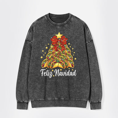 Mexican Food Washed Sweatshirts