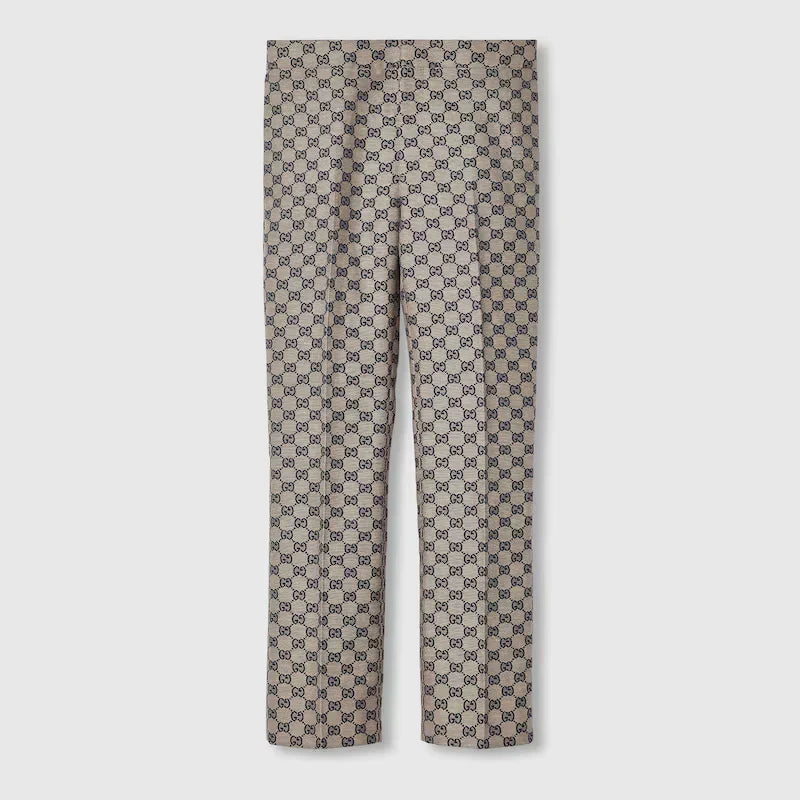 GG WOMEN LINEN BLEND CANVAS PANT 1025051601