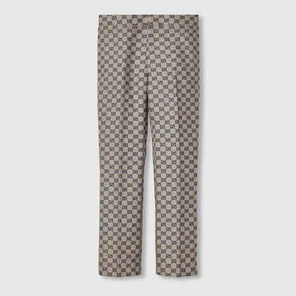 GG WOMEN LINEN BLEND CANVAS PANT 1025051601