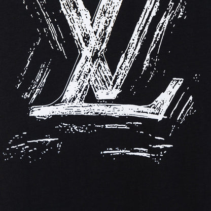 LV Front and back letter print T-shirt 1824103105