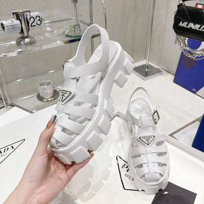 P luxury leather sandals XC0723081601