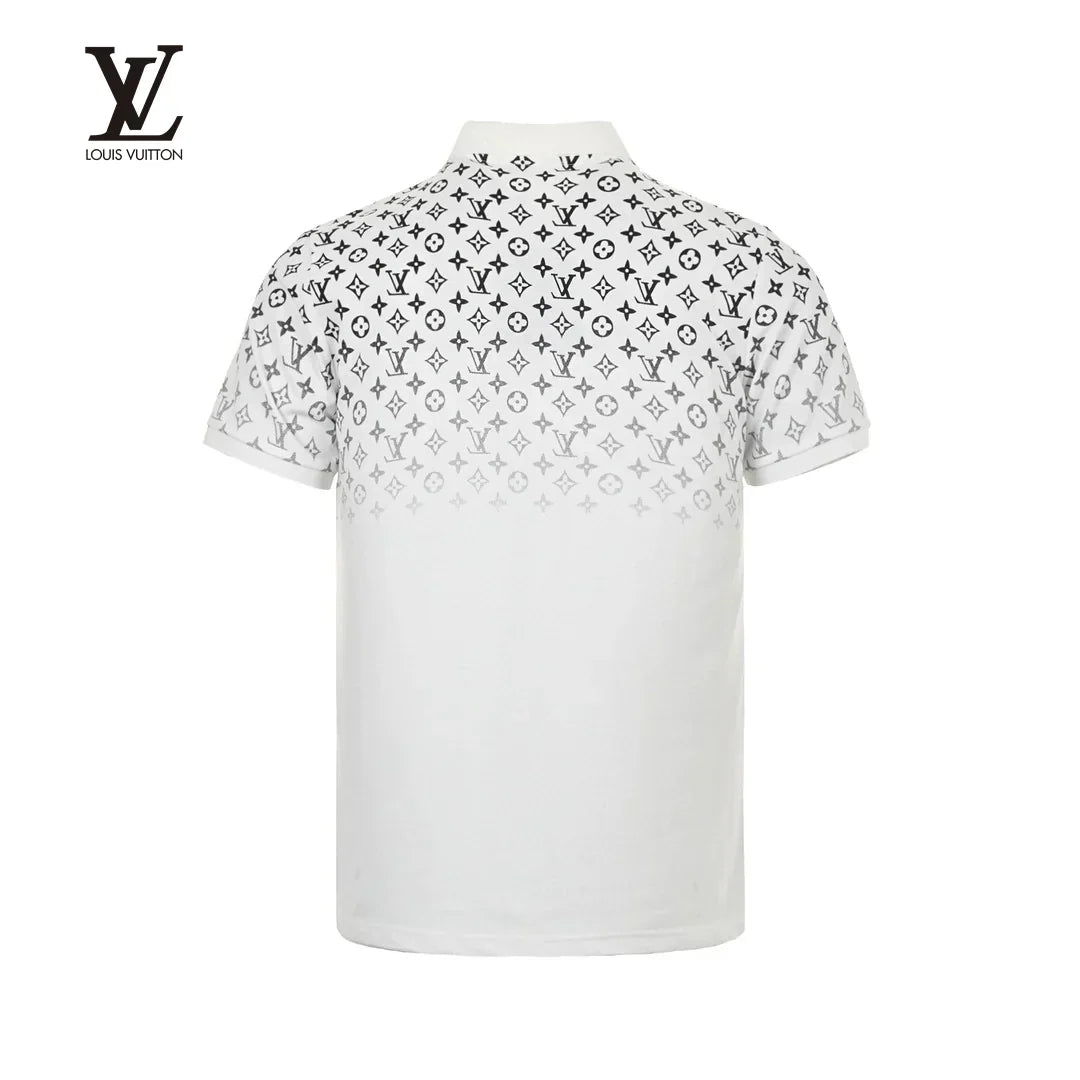 New Fashion Gradient Printed Polo Short Sleeves 1024032138