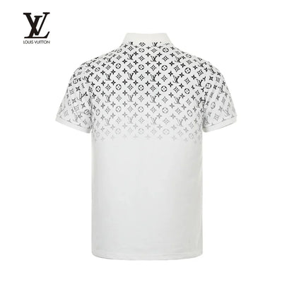 New Fashion Gradient Printed Polo Short Sleeves 1024032138
