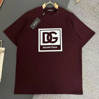 DG Printed Cotton Short Sleeve T-Shirt 3D1025042905