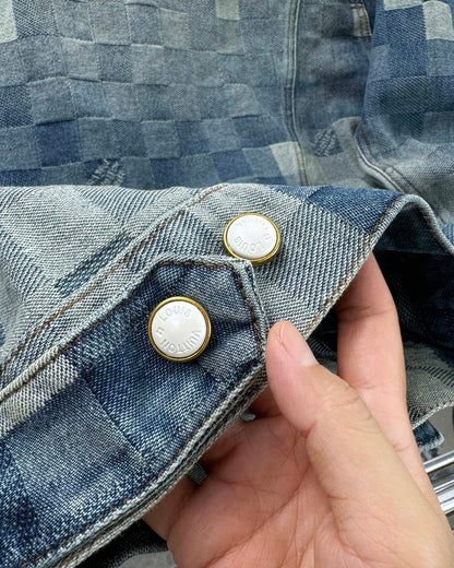 LV Plaid denim jacket 1825022821