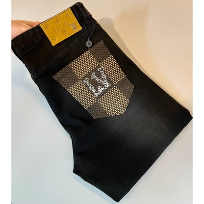 Men's versatile autumn and winter slim fit jeans 1024111409
