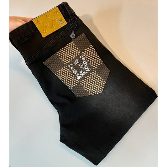 Men's versatile autumn and winter slim fit jeans 1024111409