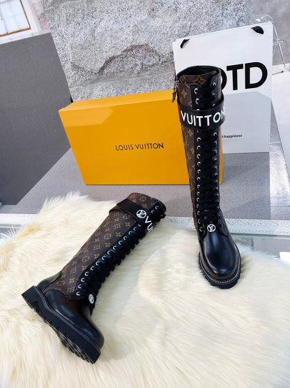 LV 24 autumn and winter adjustable Velcro boots 1824112601
