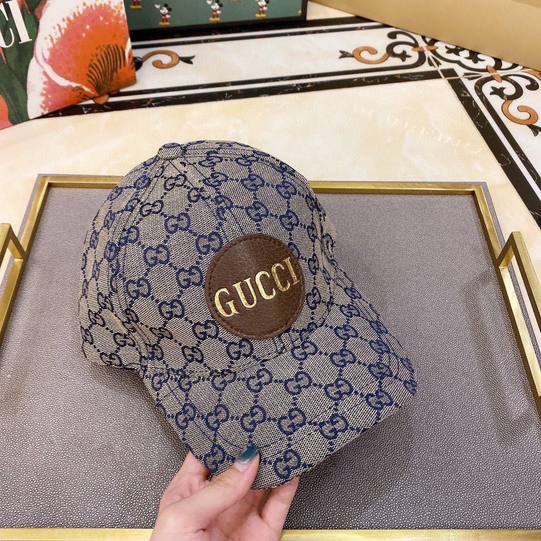 Luxury Fashion Brand Print Brown Baseball Cap