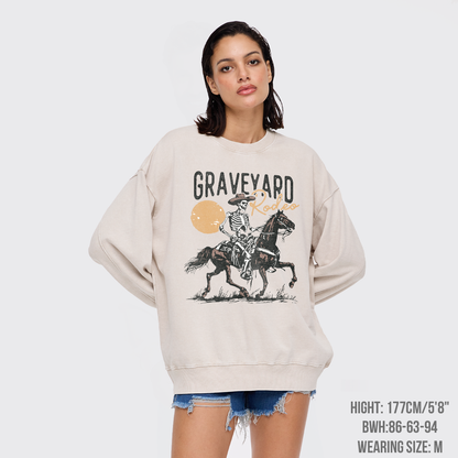 Graveyard Rodeo Washed Sweatshirts