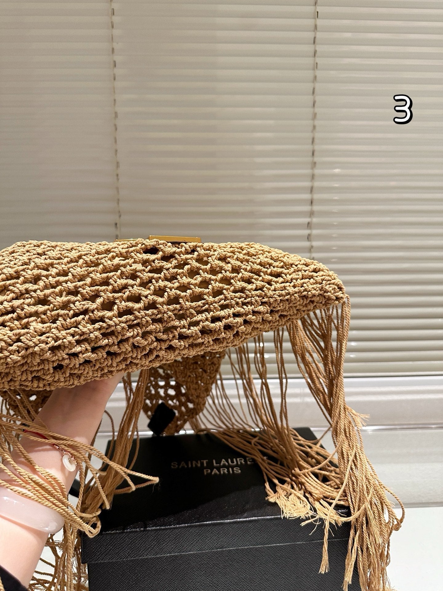 YSL Woven tote 1825040811