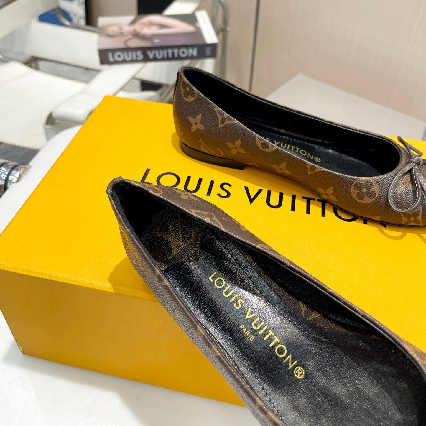 New style bow ballet flat shoes presbyopia shoes 1824040702