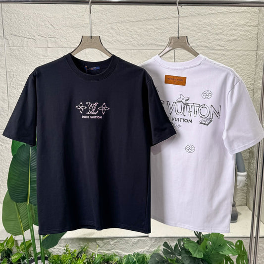LV Embroidery letters T-shirt 1825060603