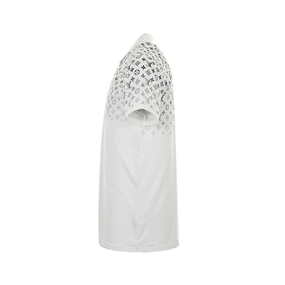 New Fashion Gradient Printed Polo Short Sleeves 1024032138