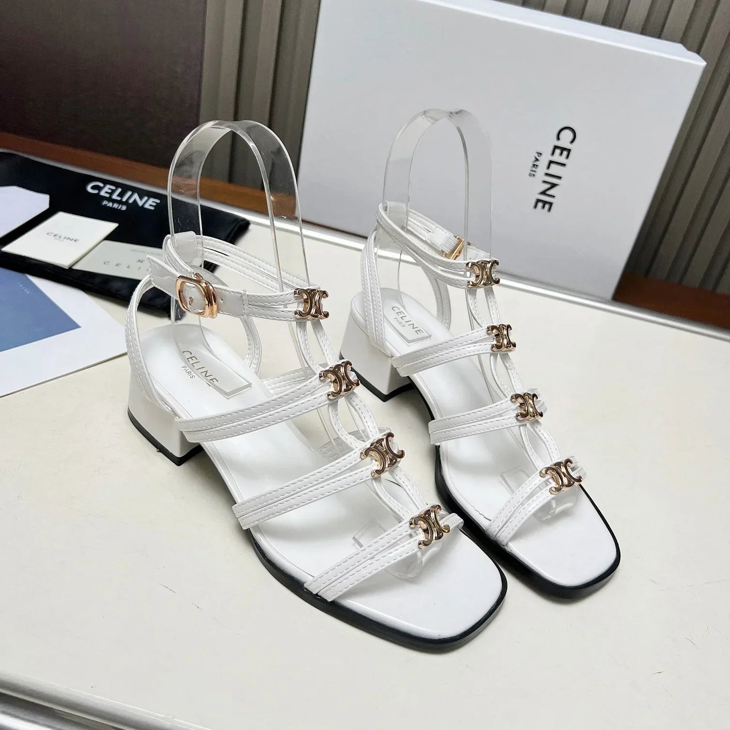 New fashion old flower thick slope heel sandals 1025051405