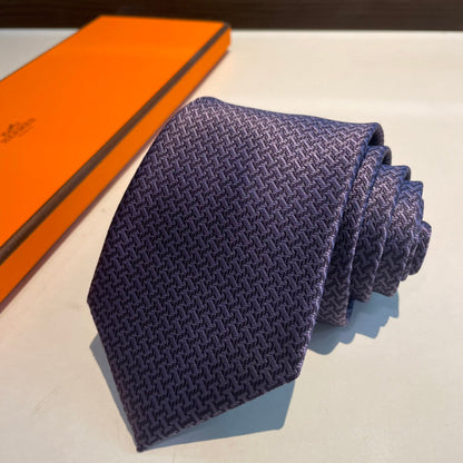 Geometric H pattern tie 1824053001