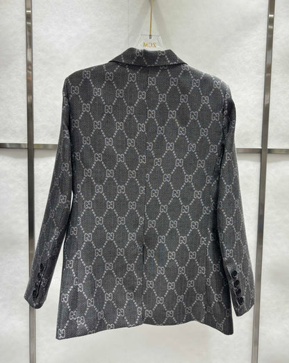 GG gray printed suit suit 0724090304