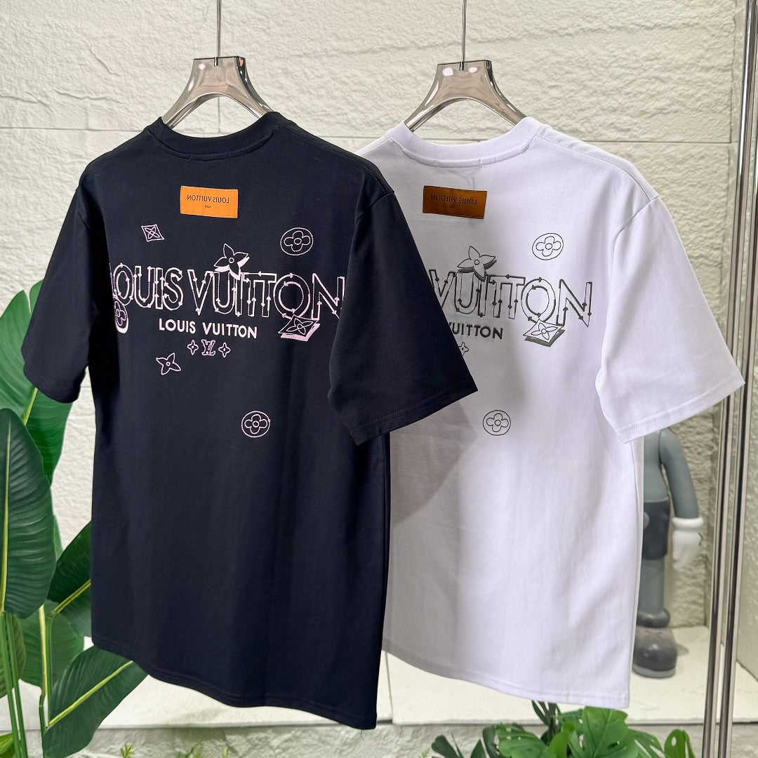 LV Embroidery letters T-shirt 1825060603