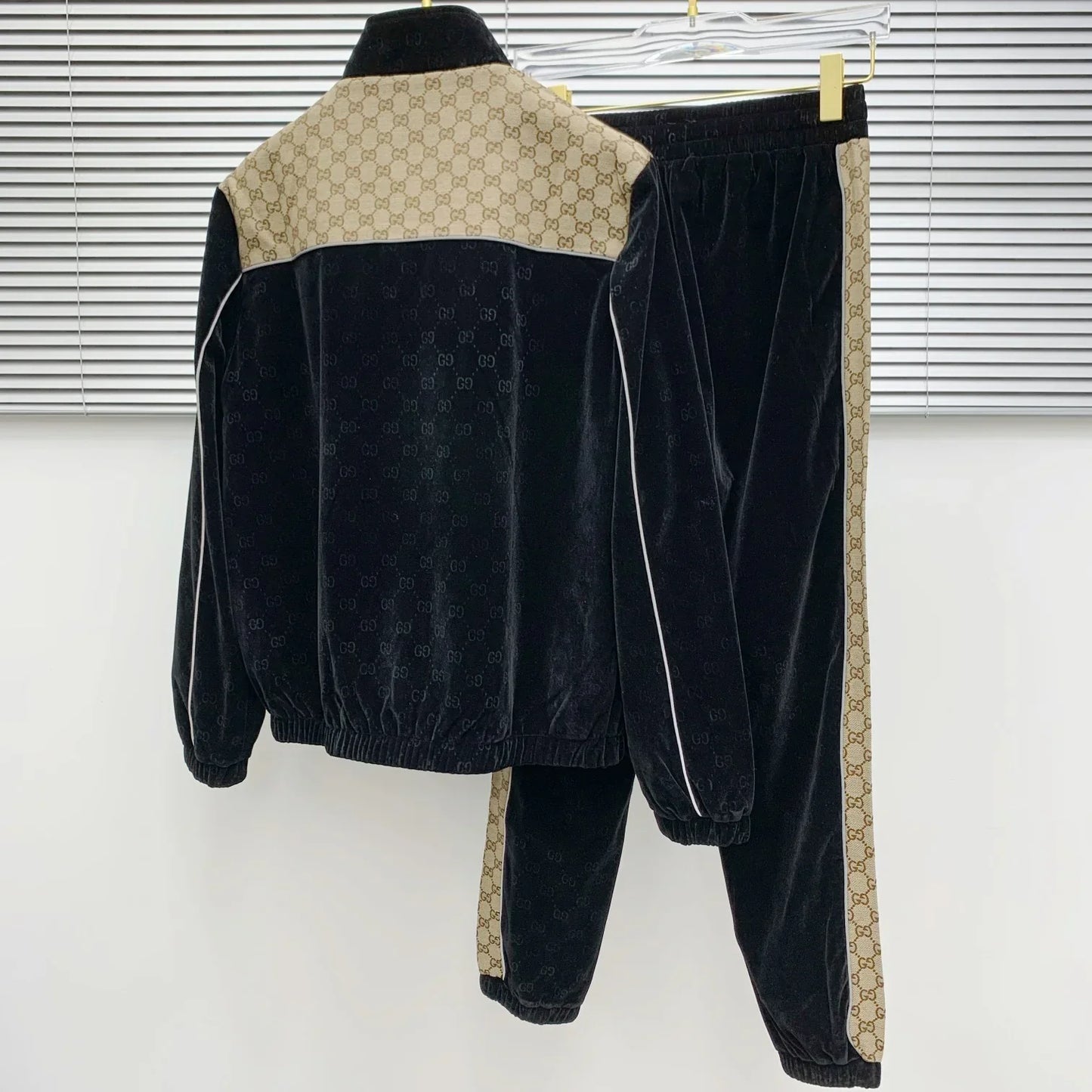 Stand-up collar classic pattern trend casual suit 1024121819