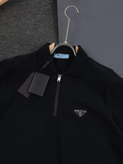 PR Polo shirt with zip 1825031801