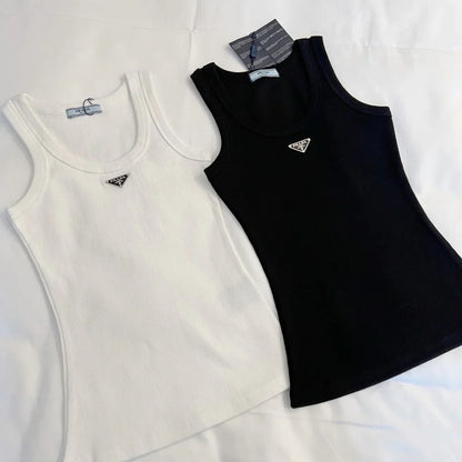 New Knitted Threaded Vest All-match Sling 1024031303
