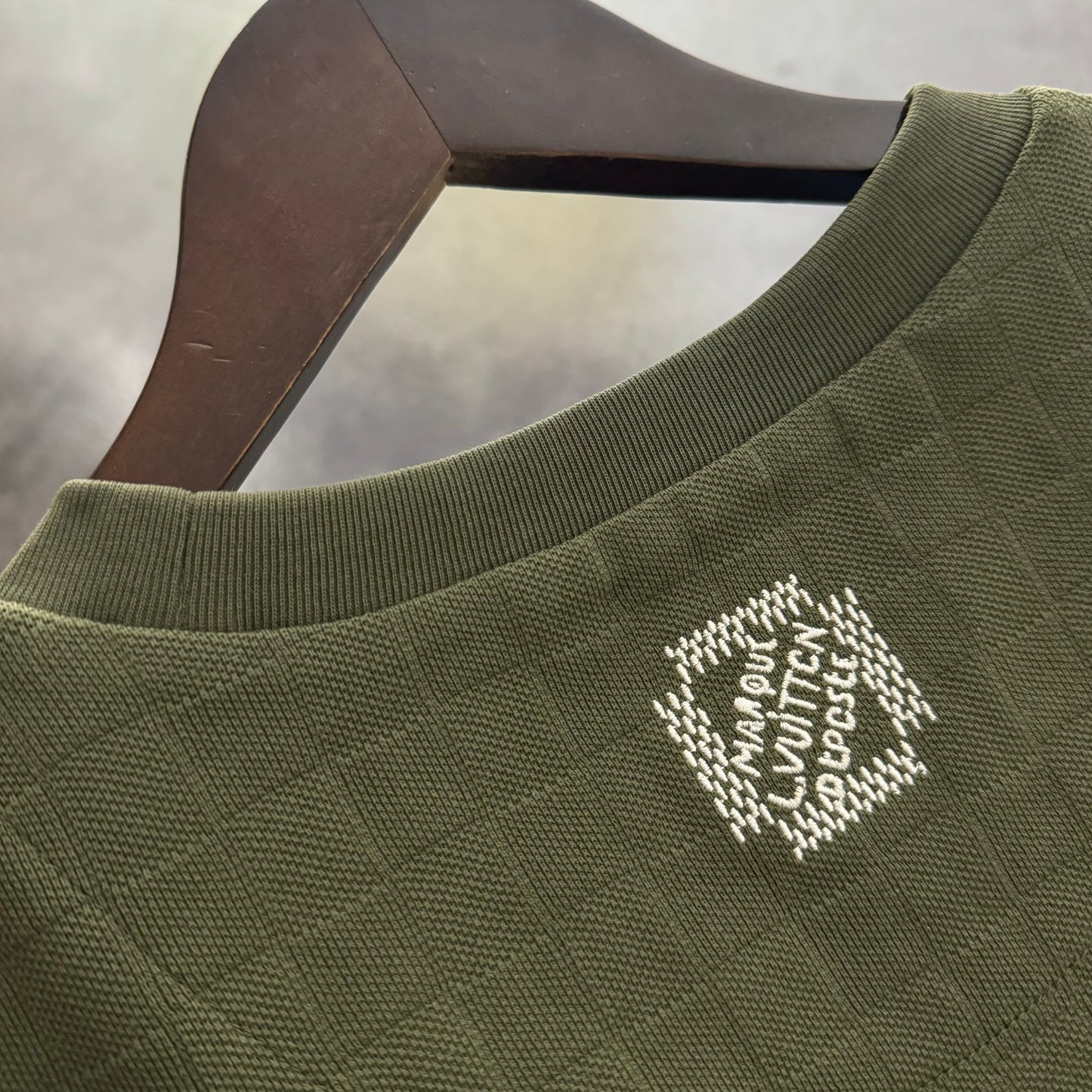 LV Chess jacquard + small logo embroidery T-shirt 1825041706