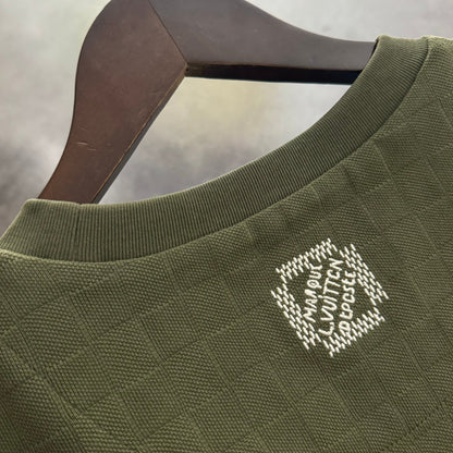 LV Chess jacquard + small logo embroidery T-shirt 1825041706