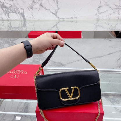 Gold Label V logo small square bag PD0620230802