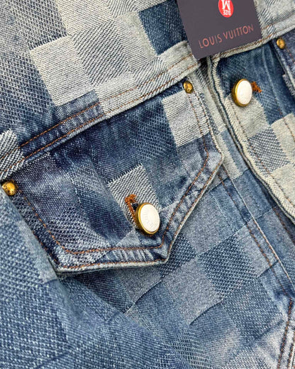LV Plaid denim jacket 1825022821