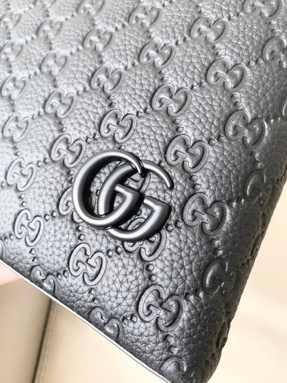GG Leather embossing clutch bag 1825042909