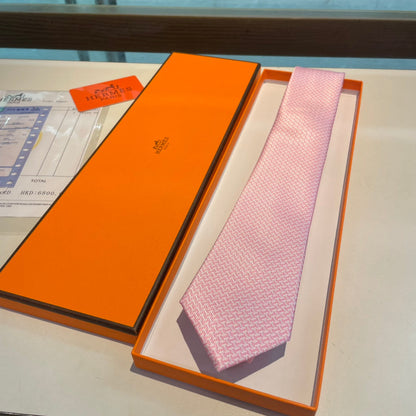 Geometric H pattern tie 1824053001