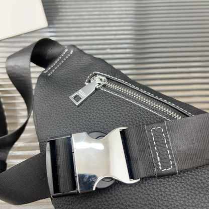 PR Top layer cowhide waist bag 1825040809