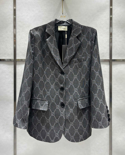 GG gray printed suit suit 0724090304