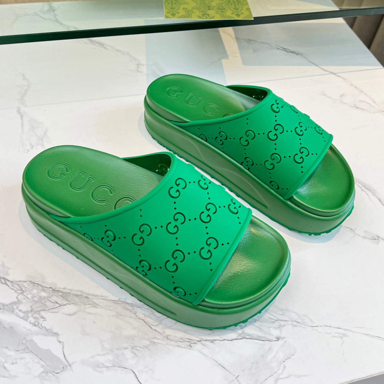 G logo ice cream platform slippers  XC16061203