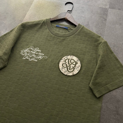 LV Chess jacquard + small logo embroidery T-shirt 1825041706