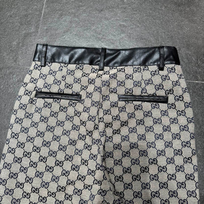 GG Paneled leather suit 1825040808